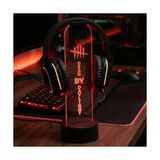 Dead By Daylight Logolu - Rgb Işıklı Pleksi Kulaklık Standı - Oyuncu Kulaklık Tutucu Askı - Gaming Oda Aksesuarı