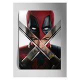 Deadpool & Wolverine Marvel - Metal Poster Tablo