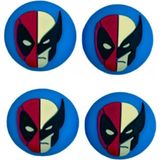 Deadpool & Wolverine Ps5/Ps4/Ps3/Xbox One/One X/One S/Series X/Series S 3D Analog Silikon -4 Adet
