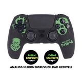 Deadskull Ps5 Dualsense Call Of Duty Koruyucu Silikon Kılıf + Analog Silikon Koruyucu - Yeşil