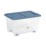DEAhome Tekerlekli Saklama Kutusu 15 Litre Laciv Lacivert