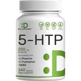 Deal Supplement 5-Htp 200MG 240 Capsul, 98% African Derived Griffonia Seed Extract Plus Active L Theanine, L Tryptophan, Ga.ba Relaxation.usa Menşei.49. - Aromasız