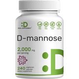 Deal Supplement D Mannose 500 mg Capsules (2,000 mg Per Serving), 240 Veggie Pills