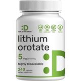 Deal Supplement Deal Suplament Lithium Orotate 5mg, 240 Capsules – Highly Bioavailable. - Aromasız