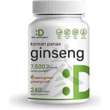Deal Supplement Korean Red Panax Ginseng Root Extract, 7.500 Mg 240 Softgels - Aromasız