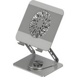 Deanb 10-17.3 Inç Magnetli Fanlı, Carbon 360° Mekanizmalı Telefon ve Laptop MacBook Standı - Gri