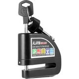 Deanb ISO9001 Kalite 6mm Çelik Pim Motosiklet Bisiklet Scooter Alarmı Disk Fren Kilit Alarmlı Motor Kilidi - Karbon - Siyah