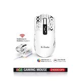 DEANB Kablosuz Oyuncu Mouse 24000 DPI 1000Hz RGB Şarj İstasyonlu Dijital Göstergeli Gaming Mouse