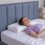 Dear Visco Boyun Yuvalı Servikal Yastık Destekleyici Visco Ortopedik Boyun Yastığı 60*34*11 cm Memory Foam Hafızalı Yastık - 60 x 38 x 11 cm - Beyaz