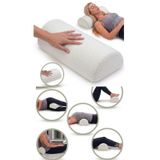 Dear Visco Çok Amaçlı Visco Yarım Silindir Yastık Ortopedik Boyun Yastığı Bel Boyun Bacak İçin Yumuşak Yastık 42*18*9 Cm