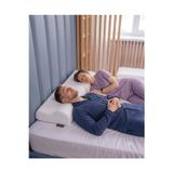 Dear Visco Double Visco Yastık Mega Boy Destekleyici Boyun Yastığı Ortopedik Rahatlatıcı Yüksek Yastık 60*40*14/12 Cm