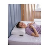 DEAR Visco Midium Boy Destekleyici Visco Boyun Yastığı Boyun Rahatsızlığı İçin Yastık Memory Foam 50*35*11/7 cm