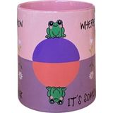 Dearens Somewhere Good Motivasyon Kupası Pembe
