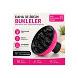Dearling Profesyonel Fön Makinesi Vigo Başlığı - Hacimli ve Belirgin Kıvırcık Saçlar İçin Evrensel Difüzör (PEMBE)