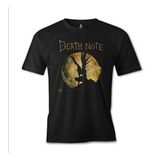 Death Note - Moon Siyah Erkek Tshirt