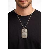 Death Note Yazılı Metal Plaka Kolye Gümüş Renk Unisex 60 Cm Zincir