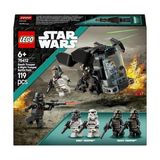 Death Trooper ve Night Trooper Savaş Paketi 75412-6 Yaş ve Üzeri Kız ve Erkek Çocuklar Için 4 Minifigür Içeren Yaratıcı Oyuncak Yapım Seti, Doğum Günü Hediyesi Fikri (119 Parça) - 0 - Siyah