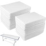 DEAYOU 40 Parça Tek Kullanımlık Spa Çarşafları, Su Geçirmez Masaj Masa Örtüsü Koruyucu, Masaj Terapisi, Güzellik Salonu, Dövme, Oteller, Estetisyyen, 78,7 cm x 170,2 cm, Yağ Geçirmez