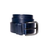 debbah %100 Hakiki Deri Erkek Kot Spor Kemer 4.5 Cm Manda Derisi Hediyelik Kemer (Lacivert, 110 CM)