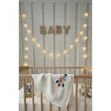debkids Roket Nakışlı müslin bebek battaniyesi