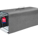 Deblue Tuzak Kafesi Kılıfı, Canlı Hayvan Tuzağı Kafesi Örtüsü, Sokak Kedi Tuzağı Kılıfı 1 Kapılı İnsancıl Tuzağa Uyar 82 x 20 x 32 cm - (Sadece Kapak)