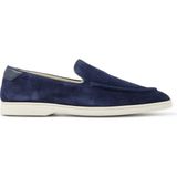 Debonair Süet Deri Erkek Loafer Terlik 40-45 - Mavi