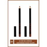 Deborah Milano 24 Ore N:4 Brown Kahverengi Dudak KalemiX2