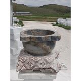 Deca Stone Mermer Hamam Kurnası - Ateş Gri Mermer Hamam Kurnası
