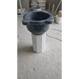 Deca Stone Mermer Hamam Kurnası - Klasik Gri Mermer Kurna