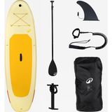 Decathlon 100 9'6 1 Kişilik Sarı Şişirilebilir Stand Up Paddle Seti