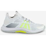 Decathlon Allsix Voleybol Ayakkabısı - Beyaz/Sarı - Erkek Kullanıma Uygun Kauçuk Taban ve Polyester Malzeme - Beyaz - Sarı