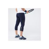 DECATHLON Artengo Kadın Tenis Taytı, 3/4 Boy, Lacivert, S Beden