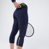 Decathlon Artengo Siyah Hip Ball Kadın 3/4 Tenis Taytı