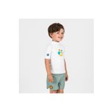 Decathlon Bebek UV Korumalı Kısa Kollu Tişört - Balık Desenli