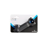 Decathlon Bisiklet Gidon Boğazı, 35° Büyük Boy, 110 mm, Siyah, Alüminyum