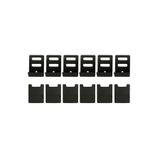 Decathlon Bisiklet Taşıyıcı Kancası, 300 ve 320 Uyumlu, Siyah, Set of 6