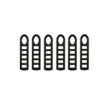 Decathlon Bisiklet Taşıyıcı Kayışı, 300 ve 320 Uyumlu, Siyah, Set of 6