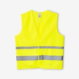 Decathlon Btwin Yetişkin Reflektörlü Sarı Neon S Yelek