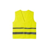 Decathlon Btwin Yetişkin Reflektörlü Yelek, Neon Yeşil, XS/S Beden