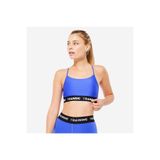 Decathlon Çapraz Askılı Spor Sütyeni, Fitness Kardiyo, İndigo Mavi, XS
