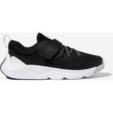 Decathlon Çocuk Cırt Cırtlı ve Elastik Bağcıklı Spor Ayakkabı - Siyah - Playful Fast - Siyah Beyaz