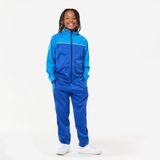 Decathlon Çocuk Eşofman Takımı Mavi/Beyaz 14-15 Yaş Nefes Alabilir Kumaş ile Rahat Kullanım - 14 - 15 Yaş - Mavi - Beyaz