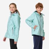 Decathlon Çocuk Rüzgar Kesen Yelkenli Yağmurluğu - Mint Yeşili - 100