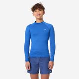 Decathlon Çocuk Slim Fit Uzun Kollu UV Korumalı Tişört - Mavi - 100