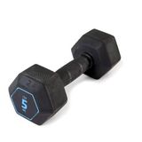 Decathlon Corength Dambıl, 5 Kg, Siyah, Cross Training/Kas Geliştirme
