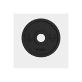 Decathlon Corength Döküm Demir Plaka - Kas Geliştirme - 1 kg - 28 mm Siyah