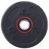 Decathlon Corength Kauçuk 2,5 Kg Ağırlık Plakası 28 Mm Siyah