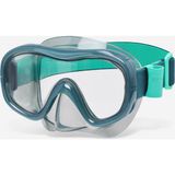 Decathlon Dalış Maskesi - Gri - 100 Confort - Yeşil
