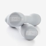 Decathlon Domyos 2×3 kg Gri Easy Fitness Dambılı
