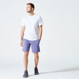 Decathlon Domyos Erkek Açık Gri Regular Spor Tişörtü 500 Essentials - Fitness - XL